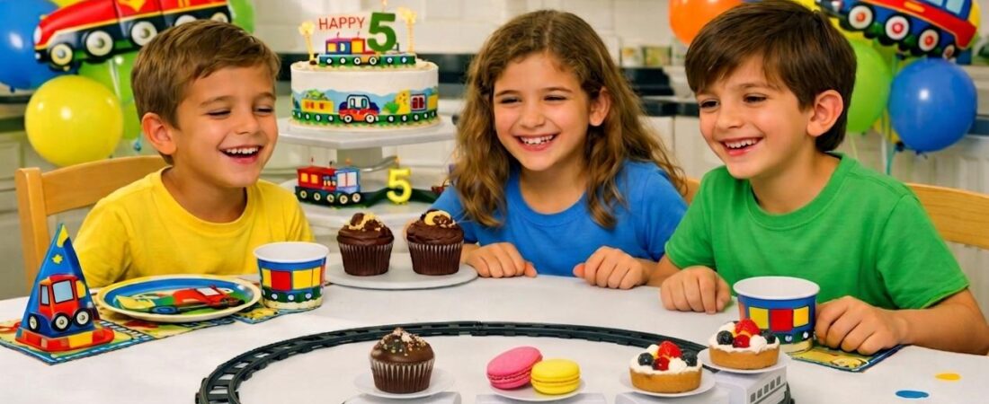 Trains Rolling into the Birthday Bash! Converting a Sushi Train Toy into a “Dessert Express”—The Ultimate Guide to a Train-Themed Party That Will Have Kids Screaming with Joy!